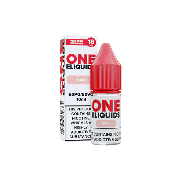 18mg One E-Liquids Flavoured Nicotine E-Liquid 10ml (50VG/50PG) - DMVapes