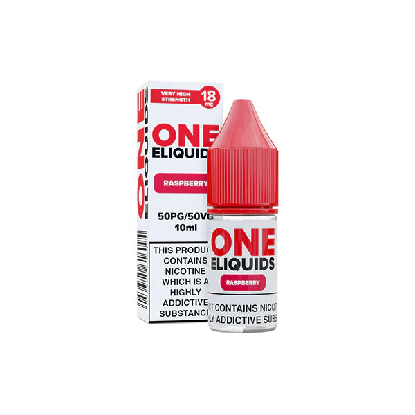 18mg One E-Liquids Flavoured Nicotine E-Liquid 10ml (50VG/50PG) - DMVapes