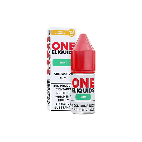 12mg One E-Liquids Flavoured Nicotine E-Liquid 10ml (50VG/50PG) - DMVapes