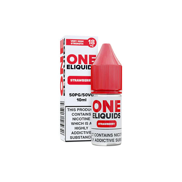 18mg One E-Liquids Flavoured Nicotine E-Liquid 10ml (50VG/50PG) - DMVapes