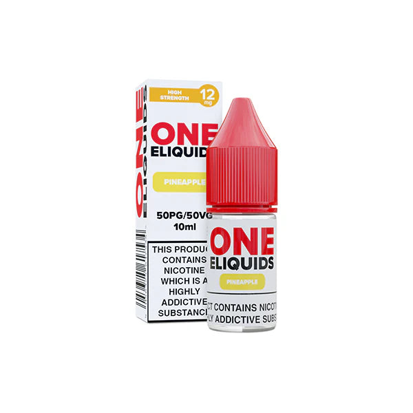 12mg One E-Liquids Flavoured Nicotine E-Liquid 10ml (50VG/50PG) - DMVapes
