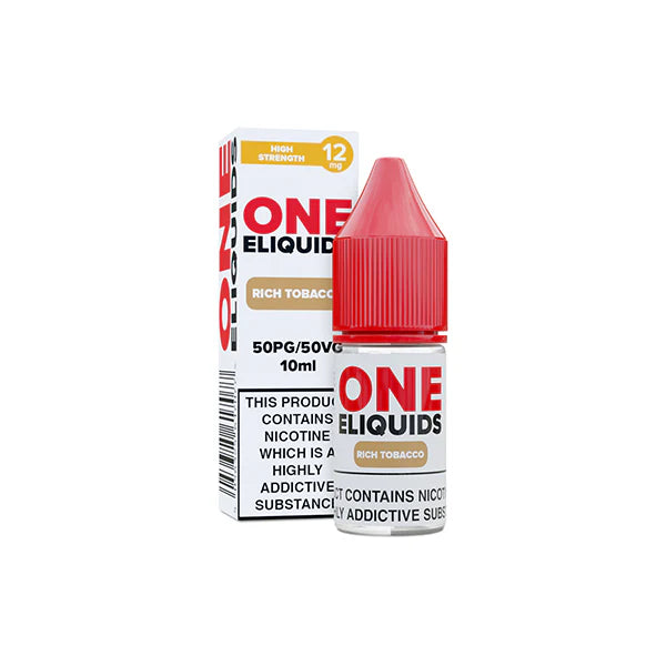 12mg One E-Liquids Flavoured Nicotine E-Liquid 10ml (50VG/50PG) - DMVapes