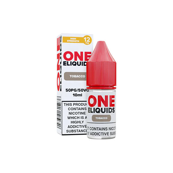 12mg One E-Liquids Flavoured Nicotine E-Liquid 10ml (50VG/50PG) - DMVapes