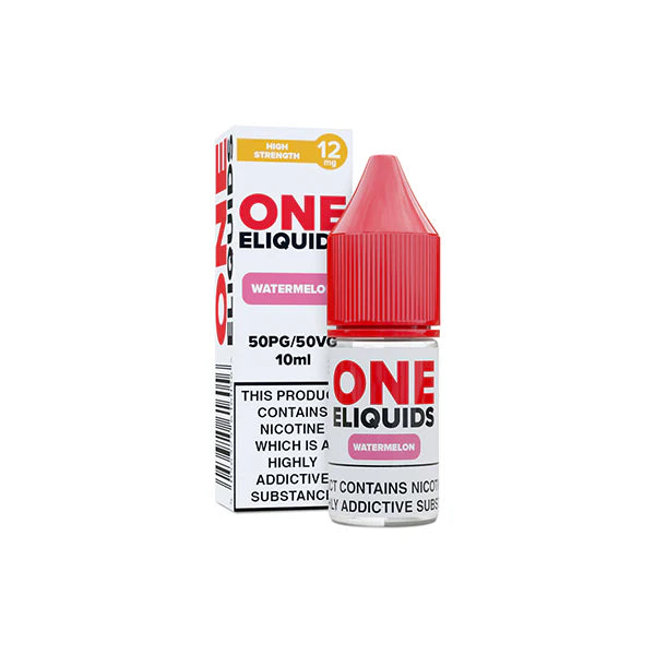 12mg One E-Liquids Flavoured Nicotine E-Liquid 10ml (50VG/50PG) - DMVapes