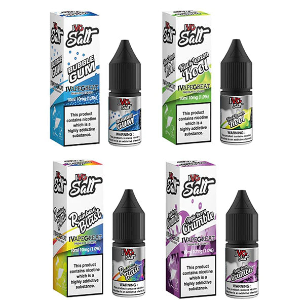 New! I VG Salt 10mg 10ml Nic Salt (50VG/50PG) - DMVapes