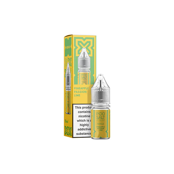 20mg Pod Salt Nexus 10ml Nic Salt (50VG/50PG) - DMVapes