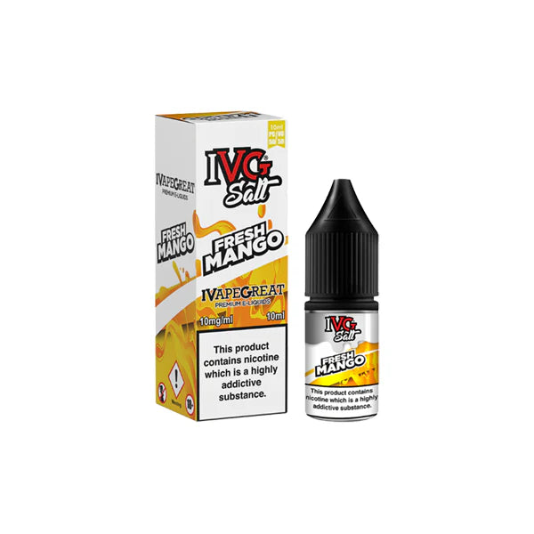 New! I VG Salt 10mg 10ml Nic Salt (50VG/50PG) - DMVapes