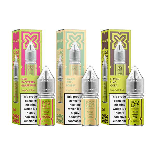 5mg Pod Salt Nexus 10ml Nic Salt (50VG/50PG) - DMVapes