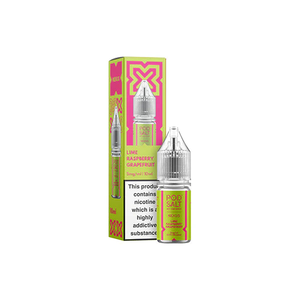 5mg Pod Salt Nexus 10ml Nic Salt (50VG/50PG) - DMVapes