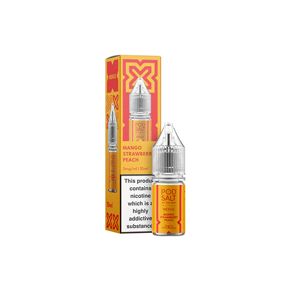 5mg Pod Salt Nexus 10ml Nic Salt (50VG/50PG) - DMVapes