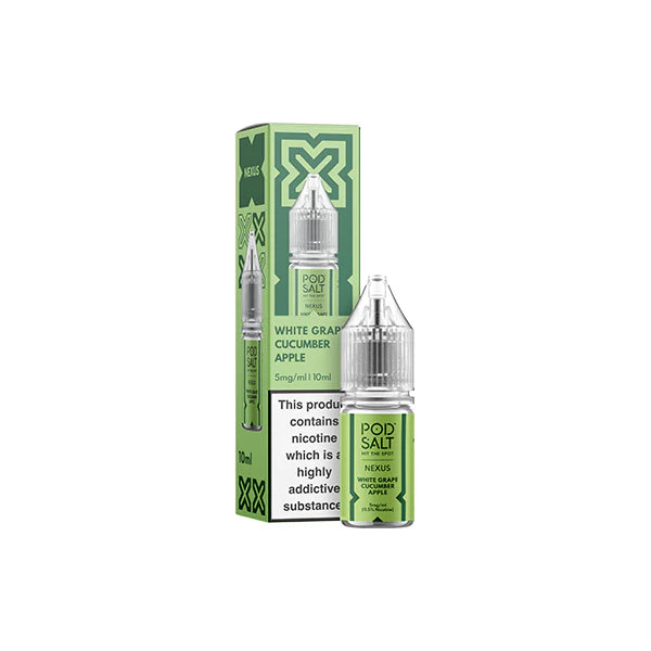 5mg Pod Salt Nexus 10ml Nic Salt (50VG/50PG) - DMVapes