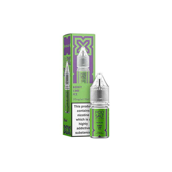 20mg Pod Salt Nexus 10ml Nic Salt (50VG/50PG) - DMVapes