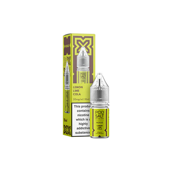 20mg Pod Salt Nexus 10ml Nic Salt (50VG/50PG) - DMVapes