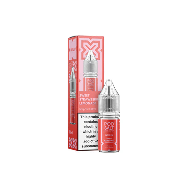 5mg Pod Salt Nexus 10ml Nic Salt (50VG/50PG) - DMVapes