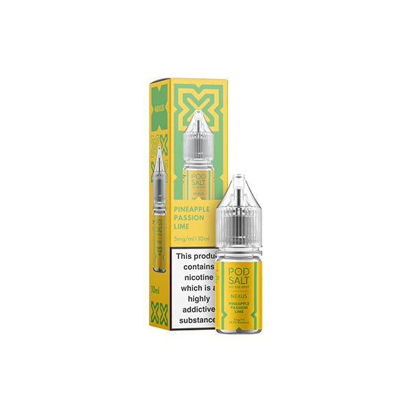 5mg Pod Salt Nexus 10ml Nic Salt (50VG/50PG) - DMVapes
