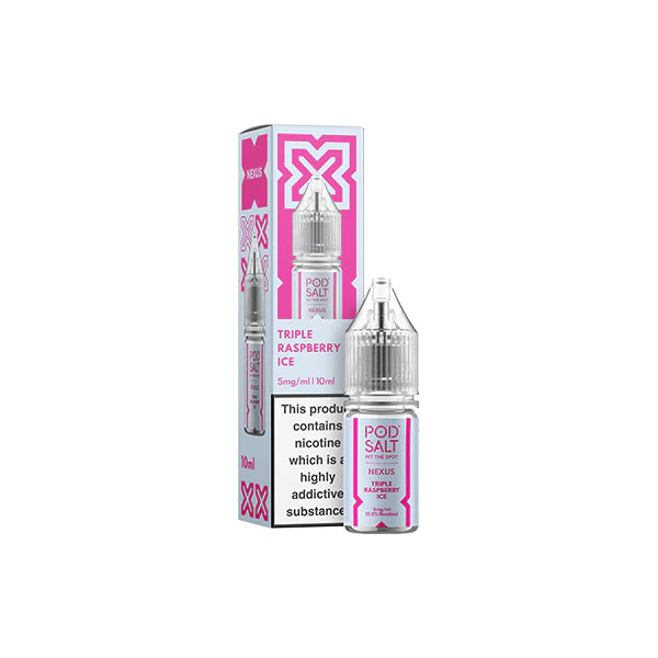 5mg Pod Salt Nexus 10ml Nic Salt (50VG/50PG) - DMVapes