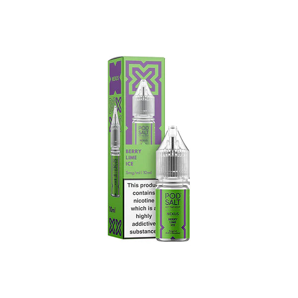 5mg Pod Salt Nexus 10ml Nic Salt (50VG/50PG) - DMVapes