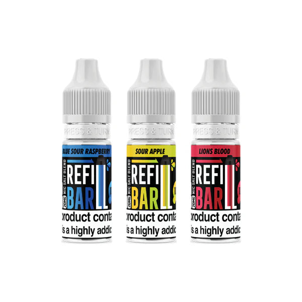 20mg Refill Bar Salts 10ml Nic Salts (50VG/50PG) - DMVapes