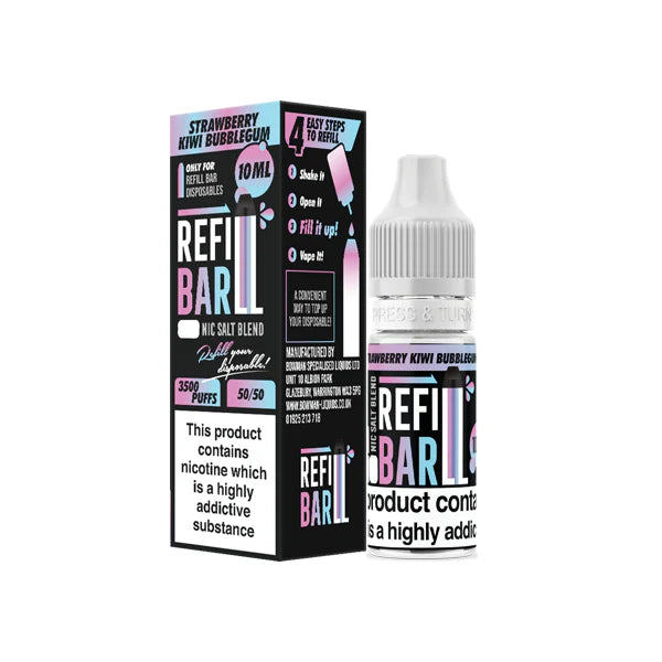 10mg Refill Bar Salts 10ml Nic Salts (50VG/50PG) - DMVapes