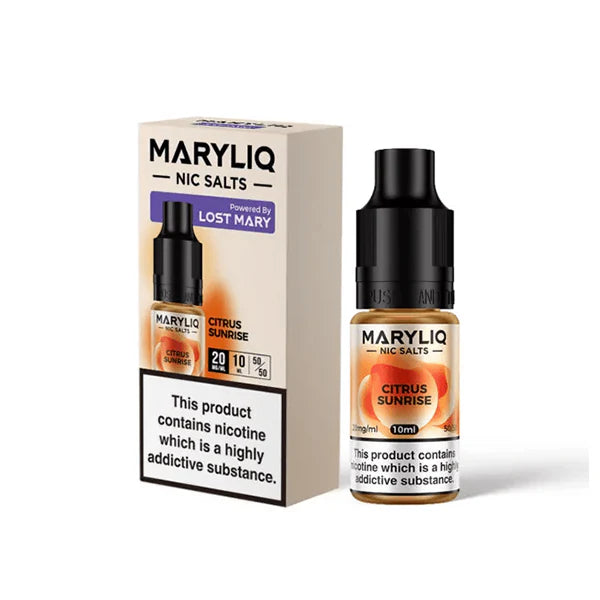 20mg MARYLIQ Nic Salt By Lost Mary 10ml (50VG/50PG) - DMVapes
