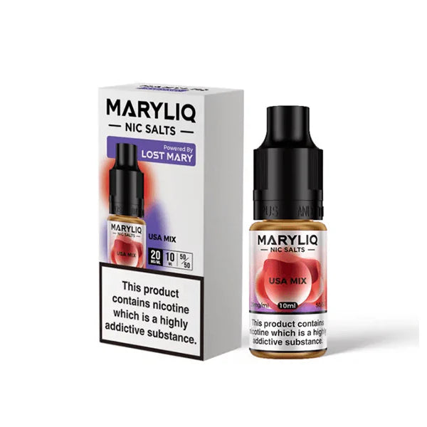 20mg MARYLIQ Nic Salt By Lost Mary 10ml (50VG/50PG) - DMVapes