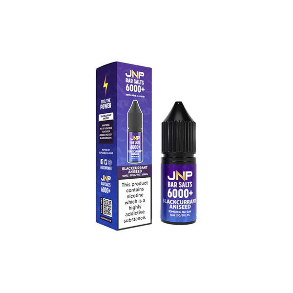 20mg JNP 6000+ Bar Salts 10ml (50VG/50PG) - DMVapes