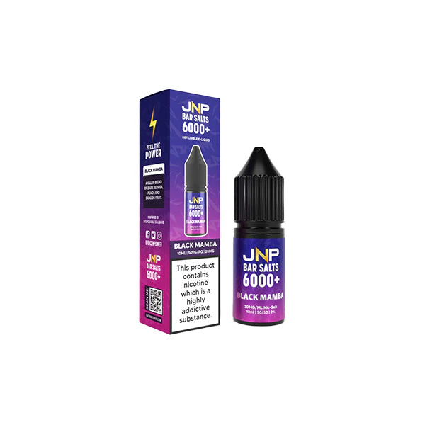 20mg JNP 6000+ Bar Salts 10ml (50VG/50PG) - DMVapes