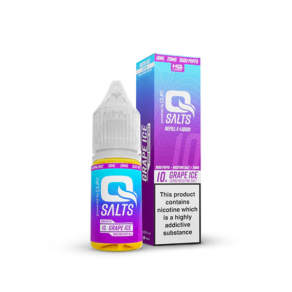 10mg Q Salts Nic Salts 10ml (50VG/50PG) - DMVapes