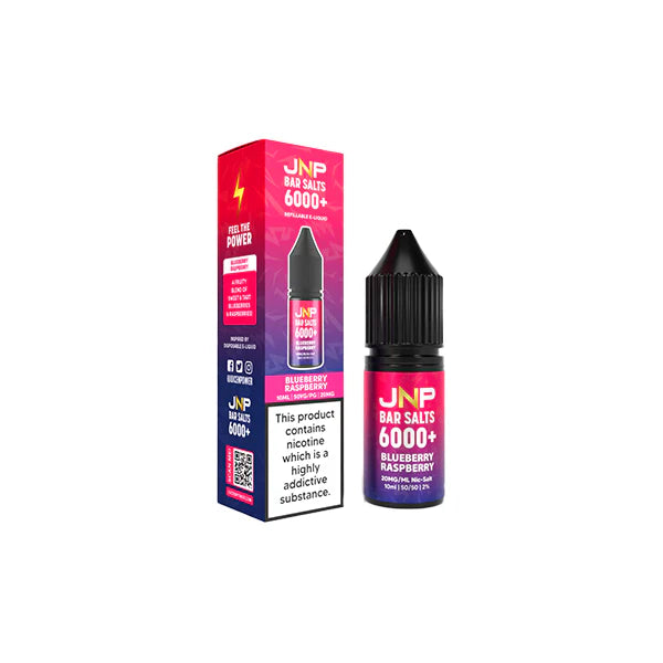 20mg JNP 6000+ Bar Salts 10ml (50VG/50PG) - DMVapes