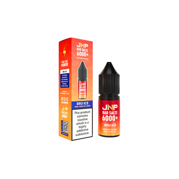 20mg JNP 6000+ Bar Salts 10ml (50VG/50PG) - DMVapes