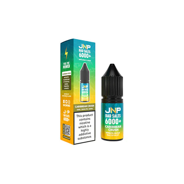 20mg JNP 6000+ Bar Salts 10ml (50VG/50PG) - DMVapes