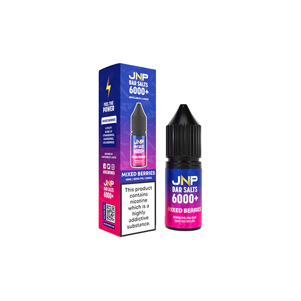 20mg JNP 6000+ Bar Salts 10ml (50VG/50PG) - DMVapes