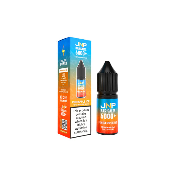 20mg JNP 6000+ Bar Salts 10ml (50VG/50PG) - DMVapes