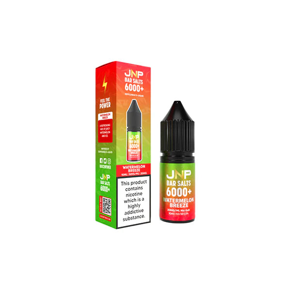 20mg JNP 6000+ Bar Salts 10ml (50VG/50PG) - DMVapes