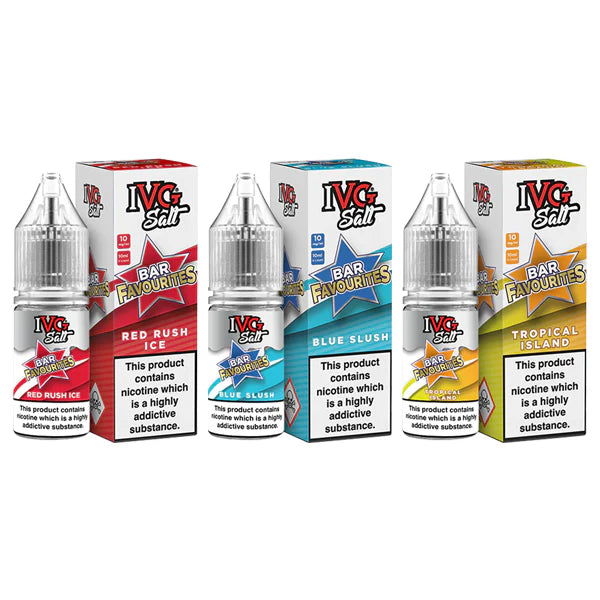 20mg I VG Bar Favourites 10ml Nic Salts (50VG/50PG) - DMVapes