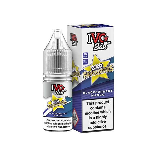 20mg I VG Bar Favourites 10ml Nic Salts (50VG/50PG) - DMVapes