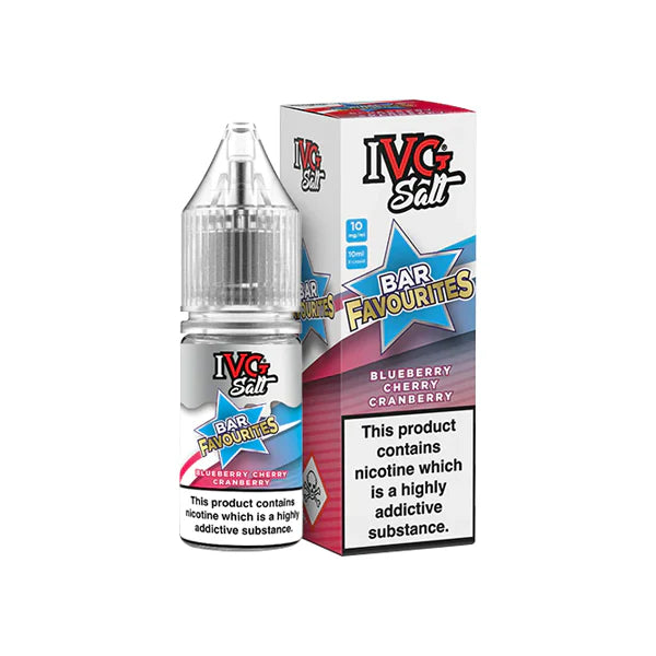20mg I VG Bar Favourites 10ml Nic Salts (50VG/50PG) - DMVapes