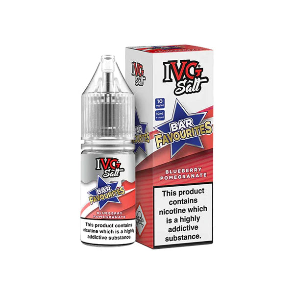 20mg I VG Bar Favourites 10ml Nic Salts (50VG/50PG) - DMVapes