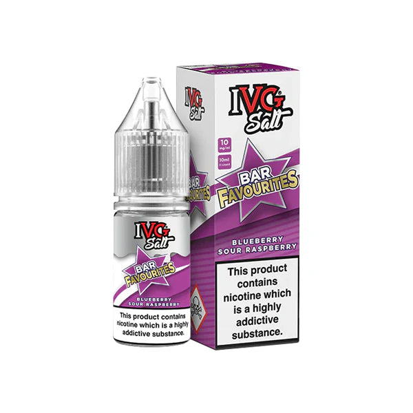 20mg I VG Bar Favourites 10ml Nic Salts (50VG/50PG) - DMVapes