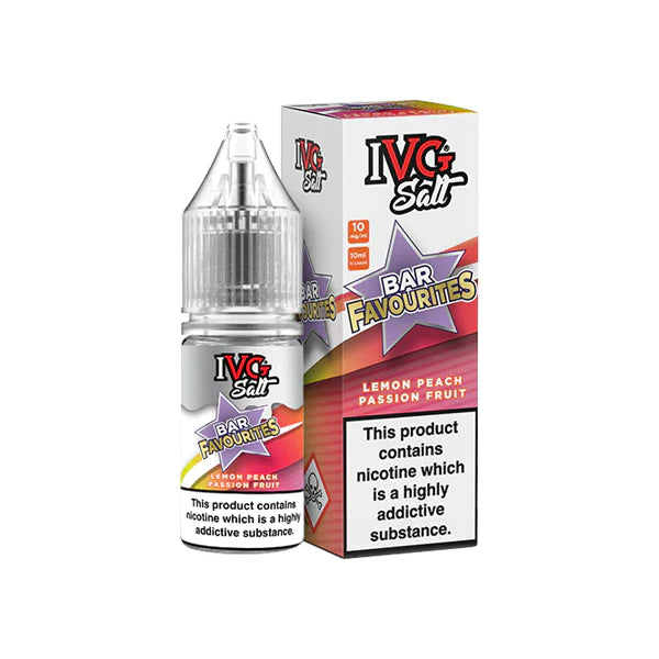 20mg I VG Bar Favourites 10ml Nic Salts (50VG/50PG) - DMVapes