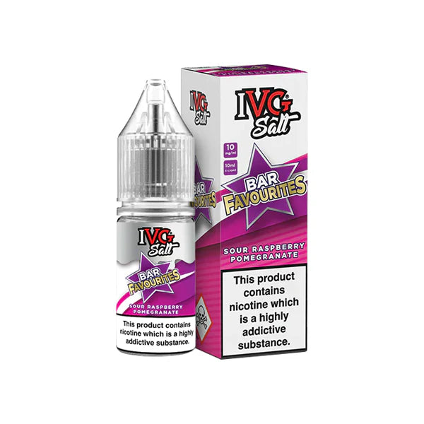 20mg I VG Bar Favourites 10ml Nic Salts (50VG/50PG) - DMVapes