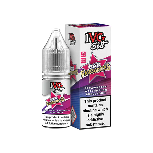 20mg I VG Bar Favourites 10ml Nic Salts (50VG/50PG) - DMVapes
