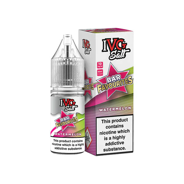 20mg I VG Bar Favourites 10ml Nic Salts (50VG/50PG) - DMVapes