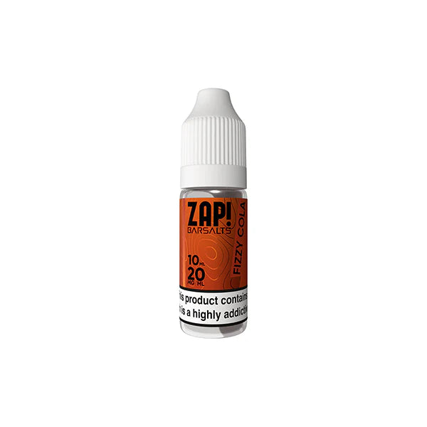 20mg ZAP! Bar Salts Nic Salt 10ml (50VG/50PG) - DMVapes