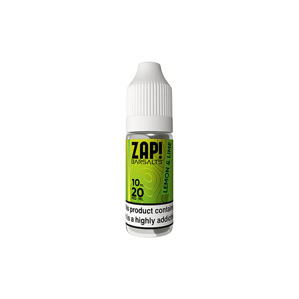 20mg ZAP! Bar Salts Nic Salt 10ml (50VG/50PG) - DMVapes