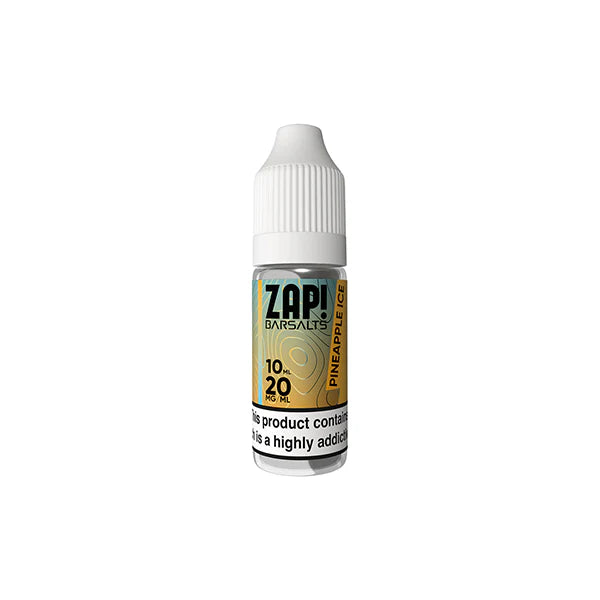 20mg ZAP! Bar Salts Nic Salt 10ml (50VG/50PG) - DMVapes