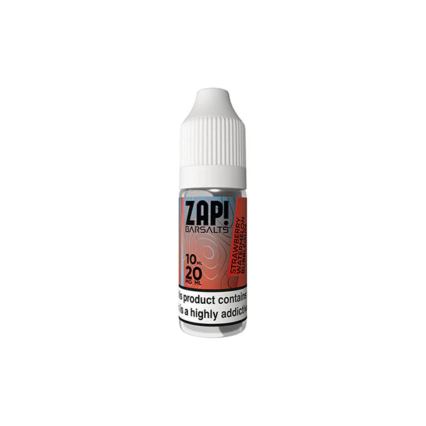 20mg ZAP! Bar Salts Nic Salt 10ml (50VG/50PG) - DMVapes