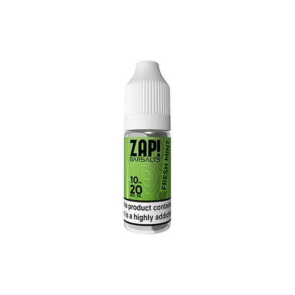 20mg ZAP! Bar Salts Nic Salt 10ml (50VG/50PG) - DMVapes
