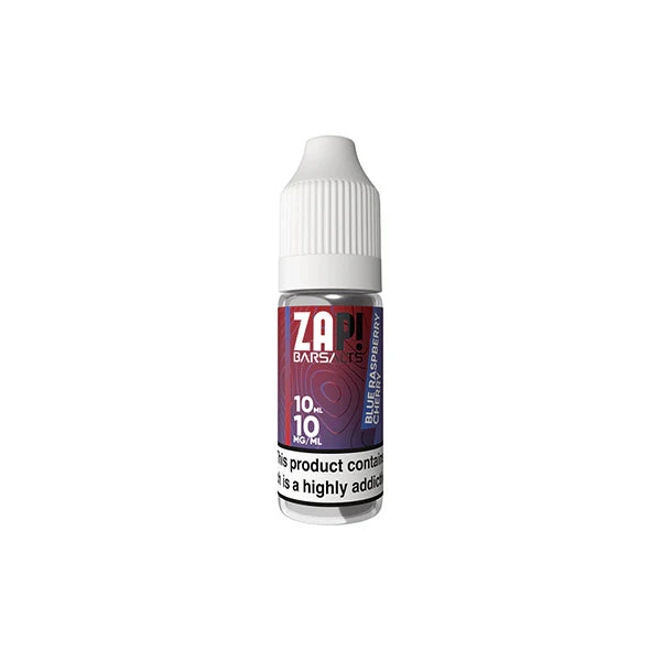 10mg ZAP! Bar Salts Nic Salt 10ml (50VG/50PG) - DMVapes