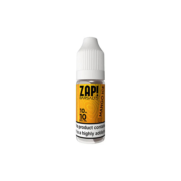 10mg ZAP! Bar Salts Nic Salt 10ml (50VG/50PG) - DMVapes